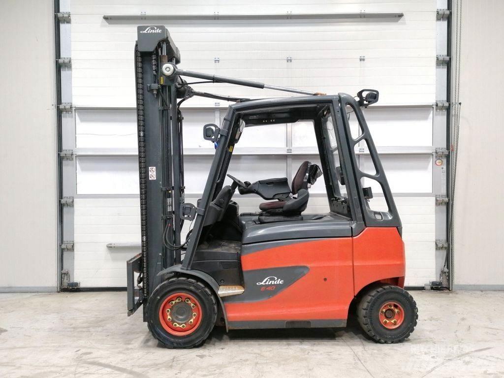 Linde E40H-01/600 バッテリーフォークリフト