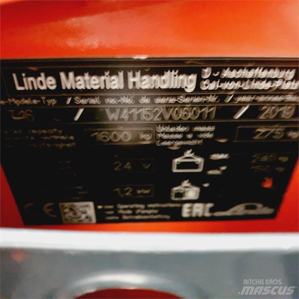 Linde T16 Li-Ion ローリフト
