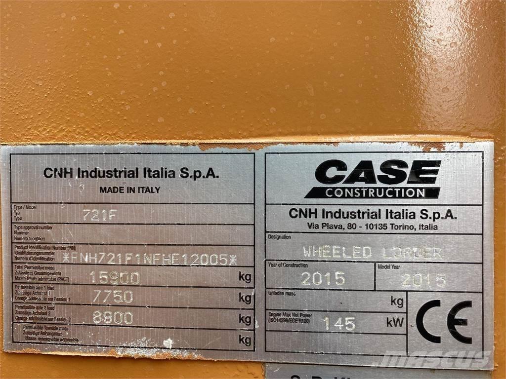 CASE 721F ホイールローダー・タイヤショベル