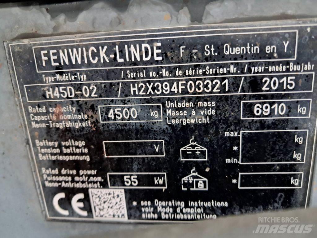 Linde H45D-02 ディーゼル・軽油