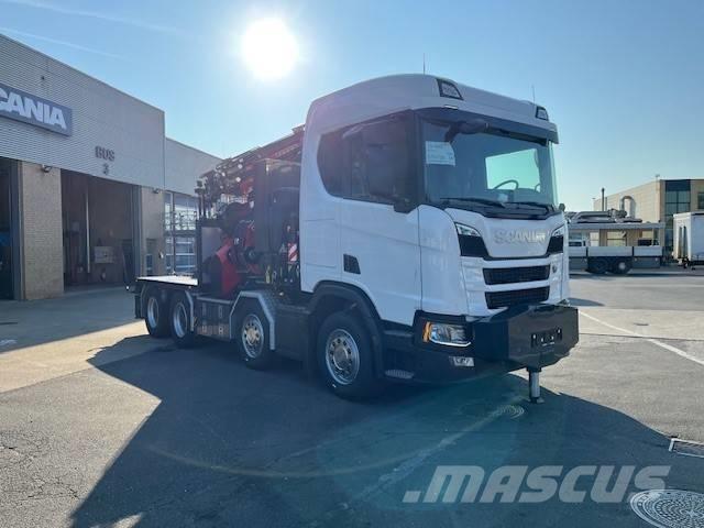 Scania R 560 クレーントラック、ユニック車