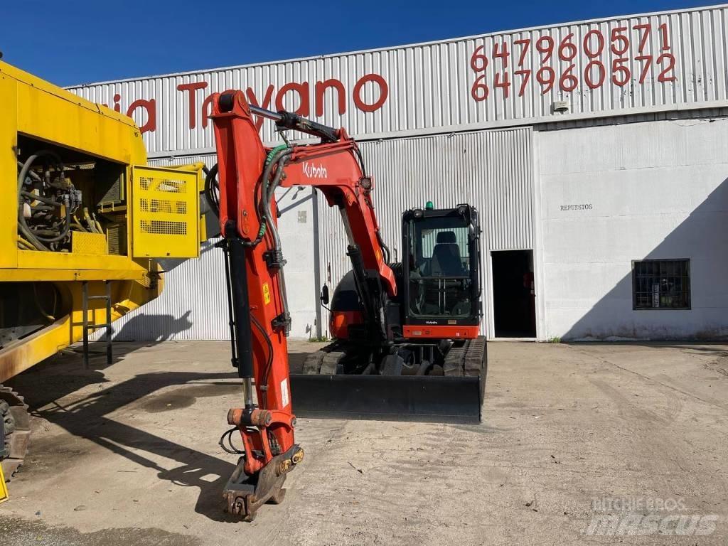 Kubota KX 080-4 中型油圧ショベル 7ｔ-12ｔ（ユンボ・パワーショベル・バックホー）