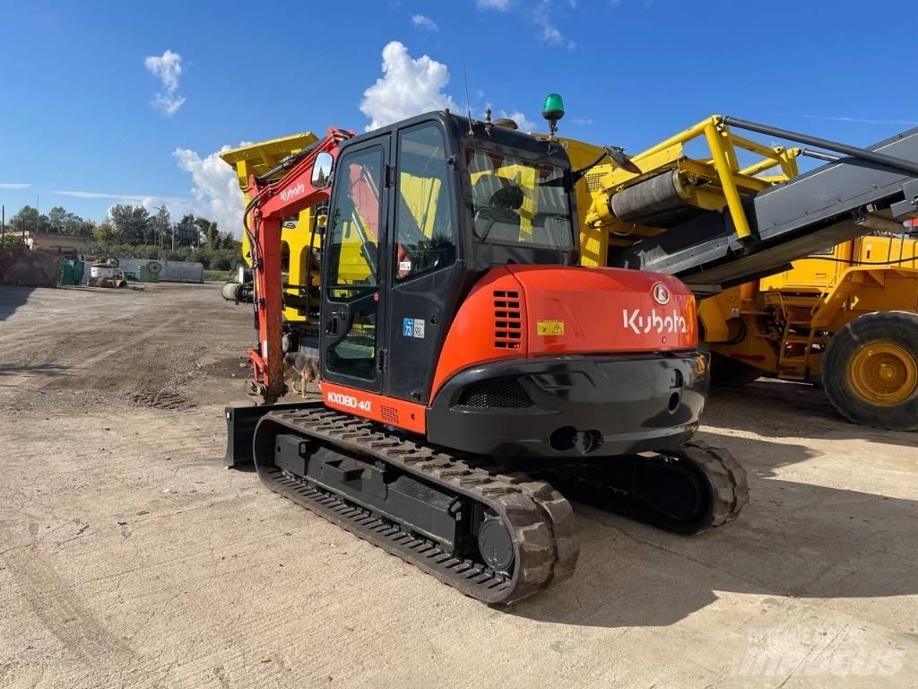 Kubota KX 080-4 中型油圧ショベル 7ｔ-12ｔ（ユンボ・パワーショベル・バックホー）
