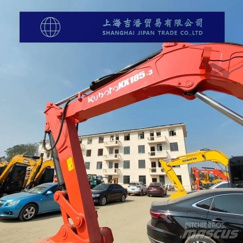 Kubota KX 185-3 中型油圧ショベル 7ｔ-12ｔ（ユンボ・パワーショベル・バックホー）
