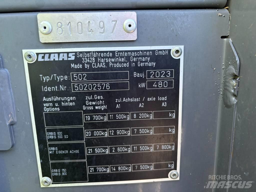 CLAAS Jaguar 960 4WD 自走式フォレージハーベスター