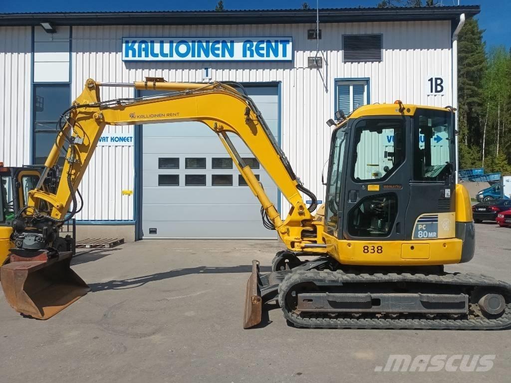 Komatsu PC 80 MR-3 中型油圧ショベル 7ｔ-12ｔ（ユンボ・パワーショベル・バックホー）