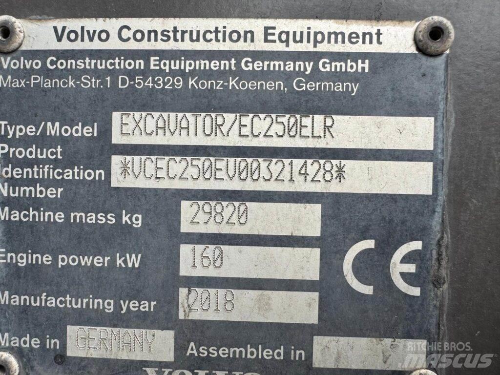Volvo EC250ELR 大型油圧ショベル12t以上（パワーショベル・ユンボ）