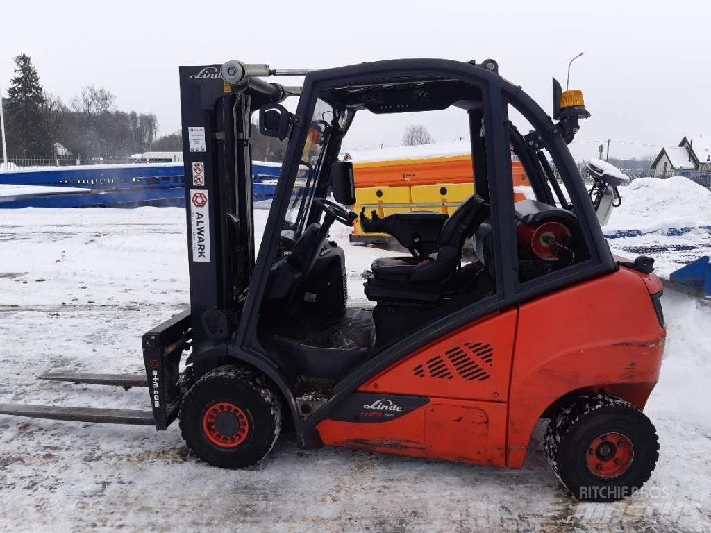 Linde H 25 T LPGフォークリフト