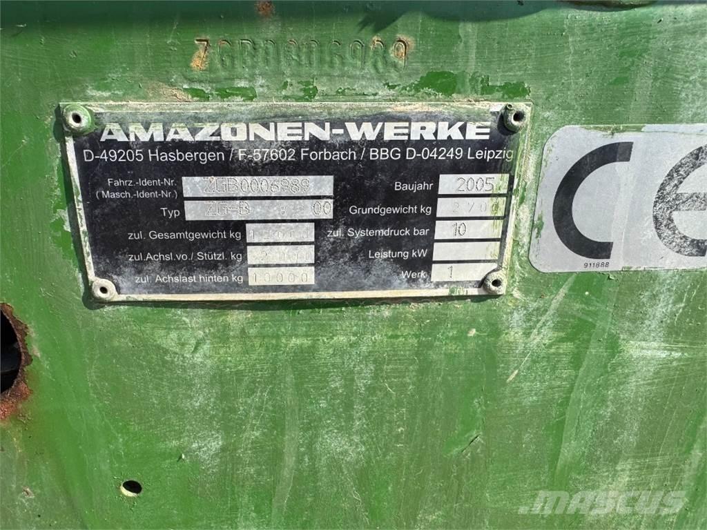 Amazone ZG-B 8200 ミネラル散布機