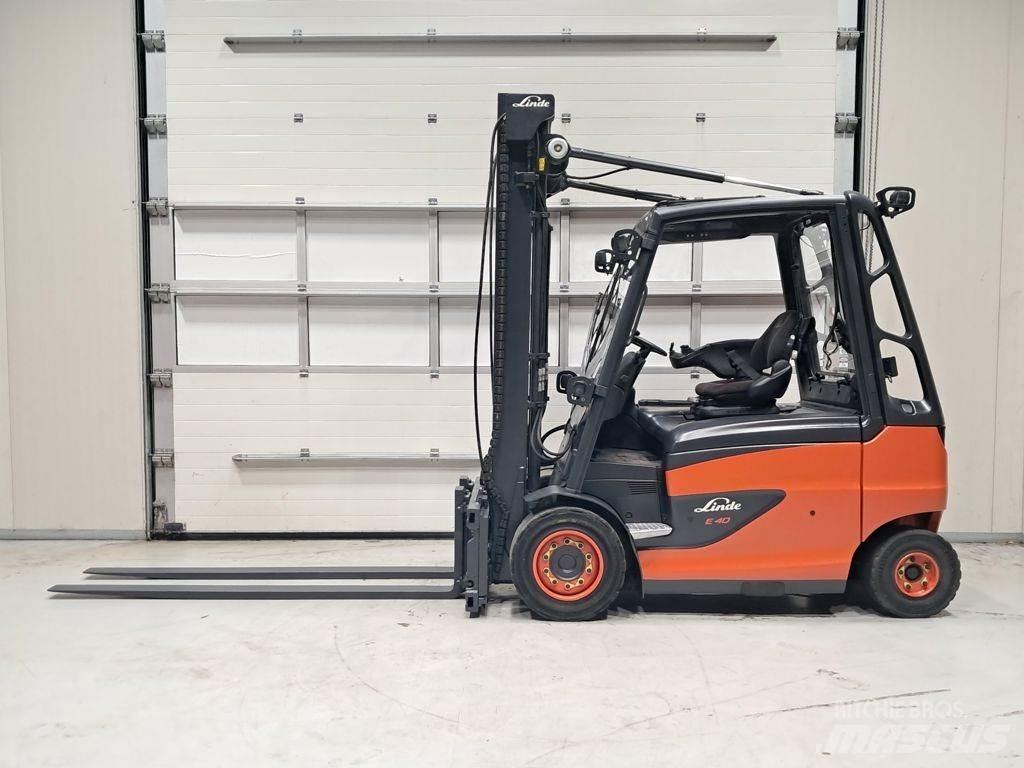Linde E40H-01/600 バッテリーフォークリフト