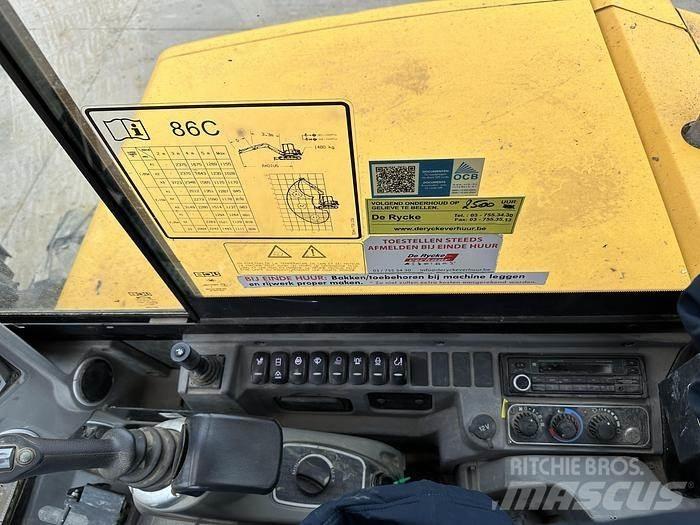 JCB 86C-1 中型油圧ショベル 7ｔ-12ｔ（ユンボ・パワーショベル・バックホー）