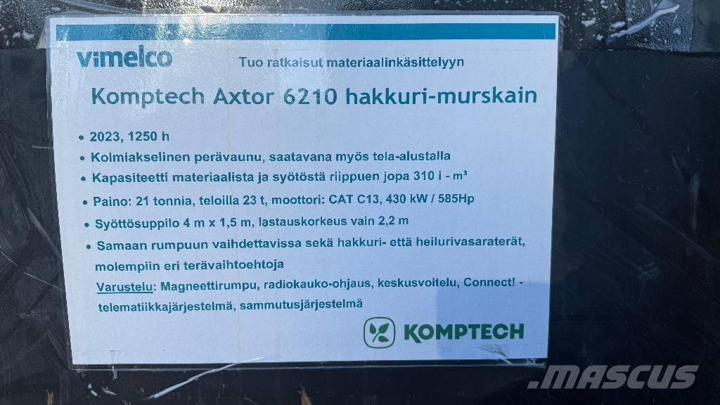 Komptech Axtor 6210 ウッドチッパー
