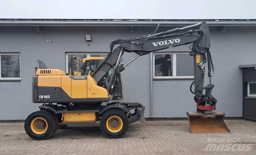 Volvo EW 140 D ホイール式油圧ショベル（パワーショベル・ユンボ・バックホー）