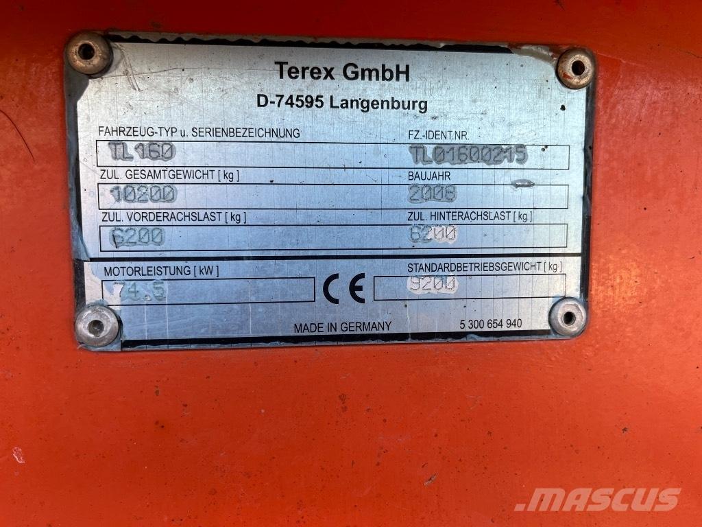 Terex TL 160 ホイールローダー・タイヤショベル
