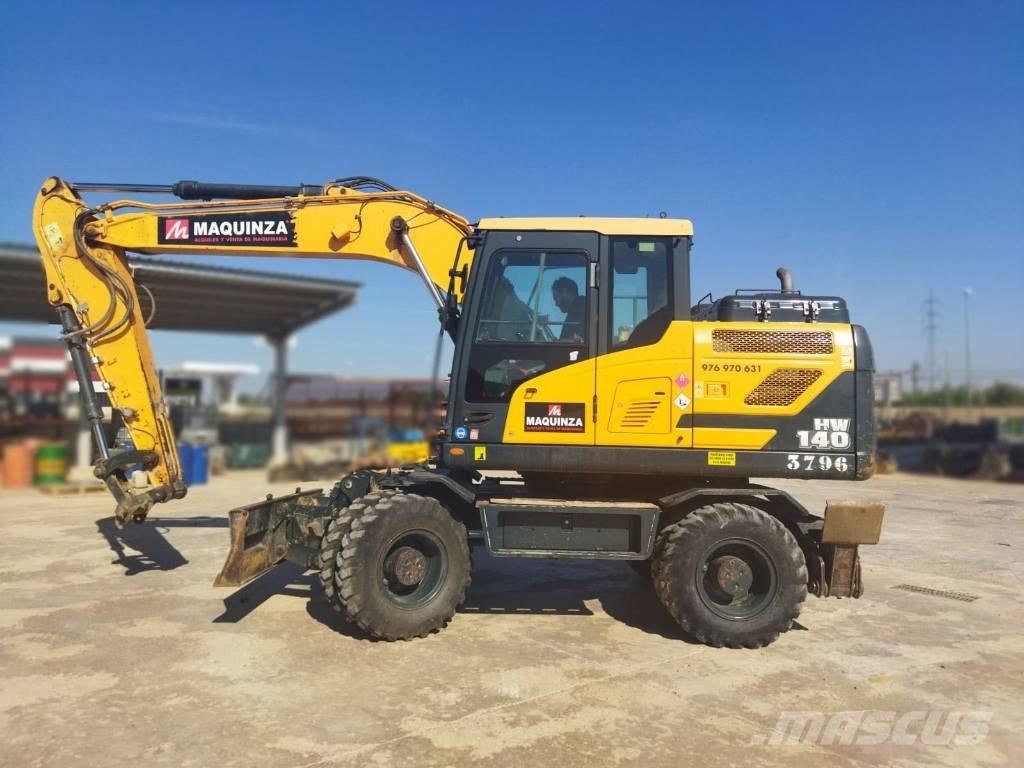 Hyundai HW 140 A ホイール式油圧ショベル（パワーショベル・ユンボ・バックホー）