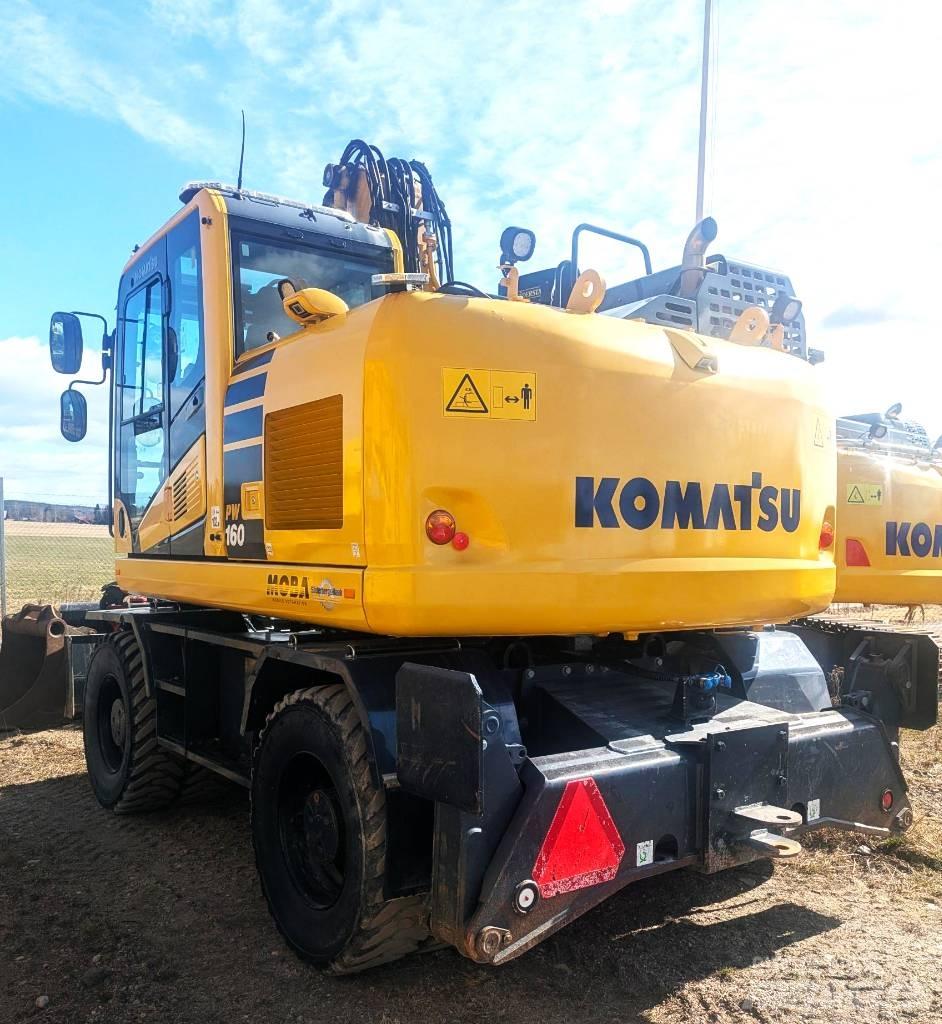 Komatsu PW160-11 ホイール式油圧ショベル（パワーショベル・ユンボ・バックホー）