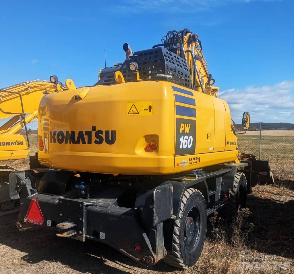 Komatsu PW160-11 ホイール式油圧ショベル（パワーショベル・ユンボ・バックホー）