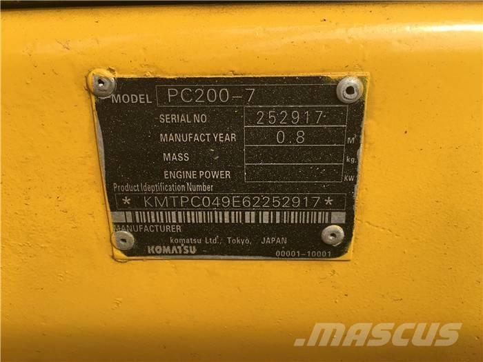 Komatsu PC 200-7 大型油圧ショベル12t以上（パワーショベル・ユンボ）