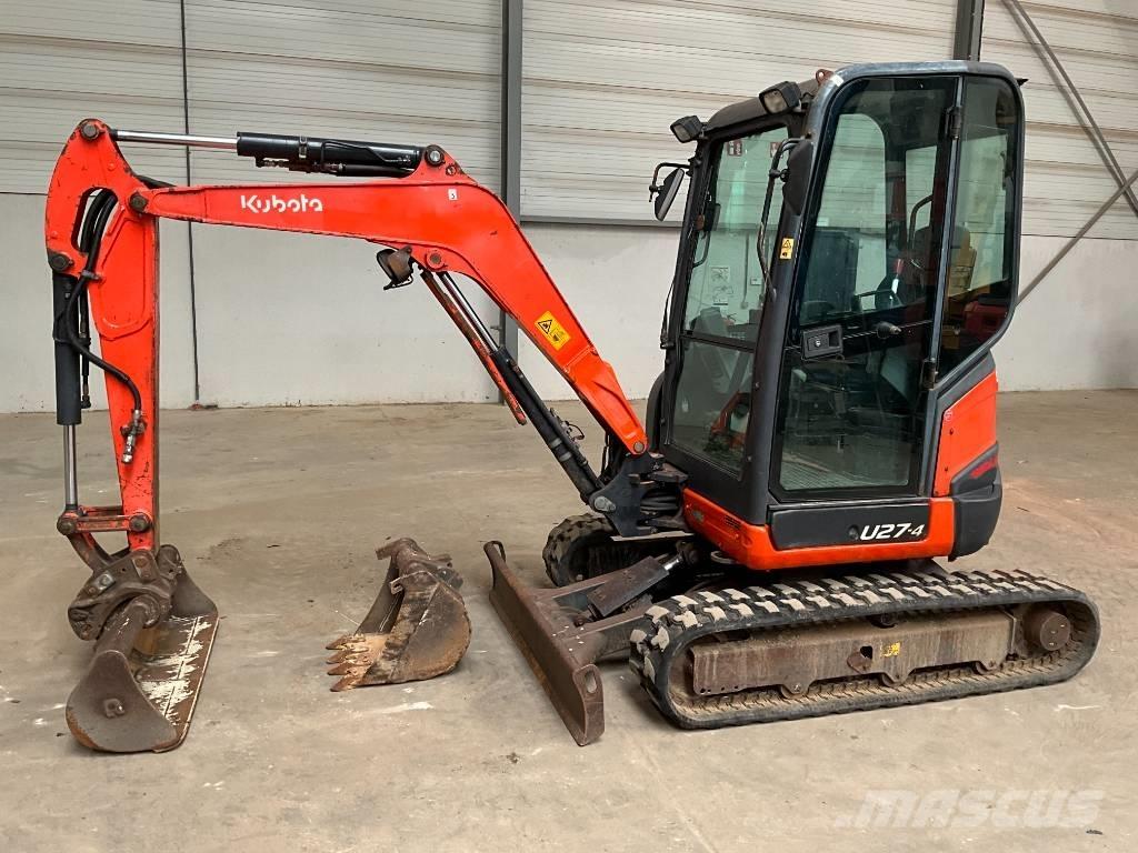 Kubota U 27-4 ミニ油圧ショベル 7t以下（ミニユンボ・ミニディガー）