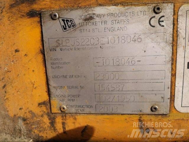 JCB JS 220 LS 大型油圧ショベル12t以上（パワーショベル・ユンボ）