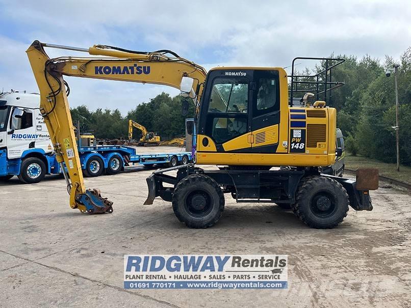Komatsu PW 148-11 ホイール式油圧ショベル（パワーショベル・ユンボ・バックホー）