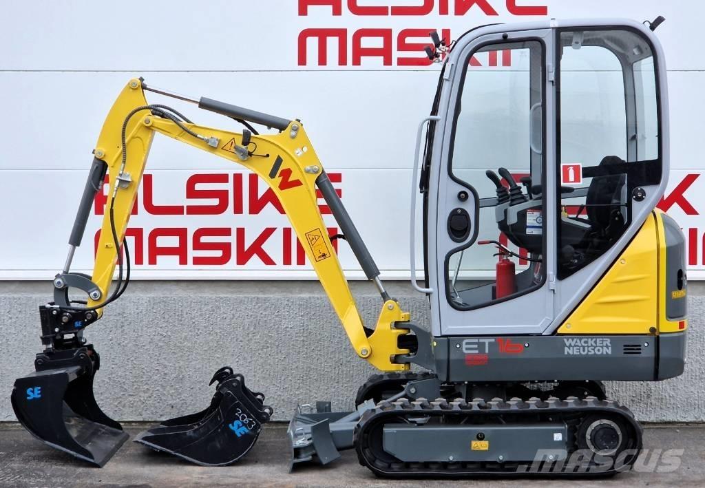 Wacker Neuson ET 16 ミニ油圧ショベル 7t以下（ミニユンボ・ミニディガー）