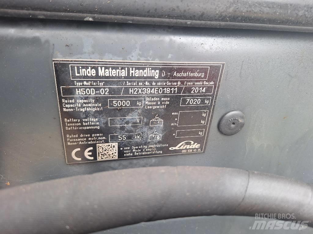 Linde H 50 D ディーゼル・軽油
