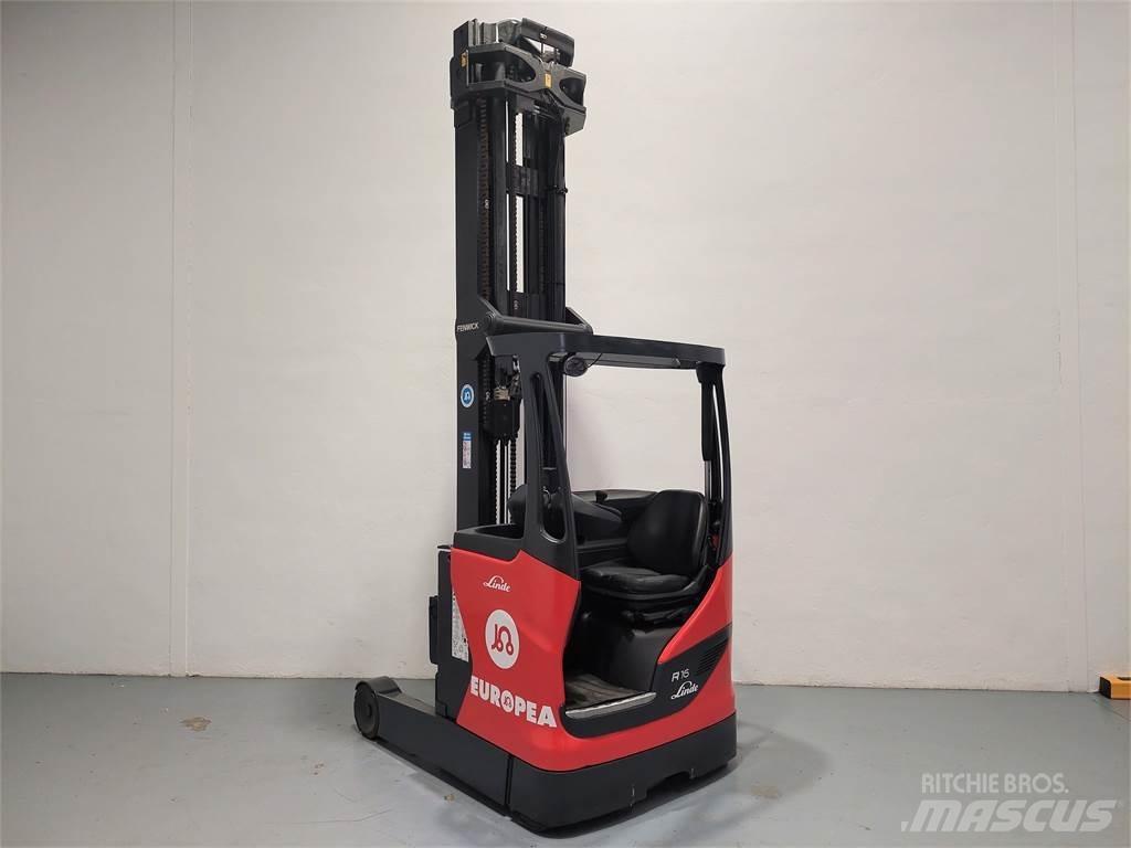 Linde R16HD 01 リーチフォークリフト