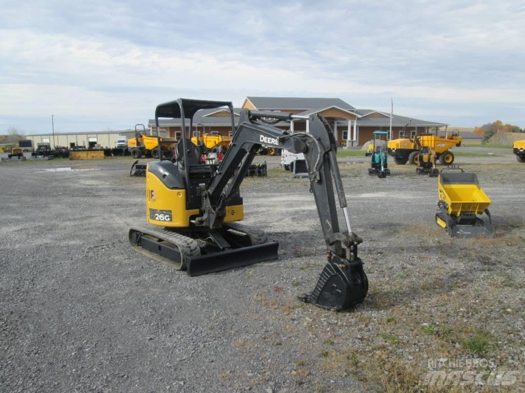 John Deere 26G ミニ油圧ショベル 7t以下（ミニユンボ・ミニディガー）