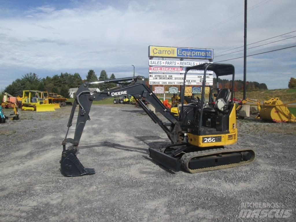 John Deere 26G ミニ油圧ショベル 7t以下（ミニユンボ・ミニディガー）