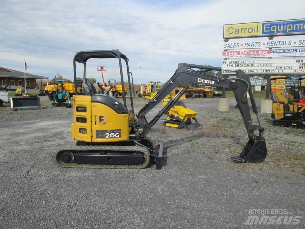 John Deere 26G ミニ油圧ショベル 7t以下（ミニユンボ・ミニディガー）