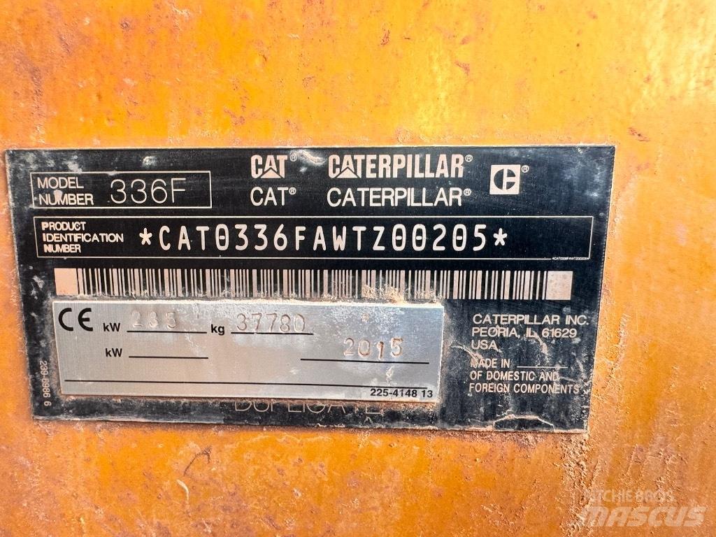CAT 336 F L 大型油圧ショベル12t以上（パワーショベル・ユンボ）