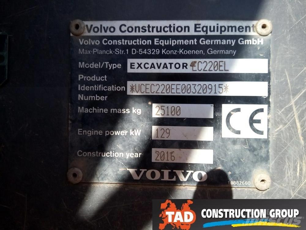 Volvo EC 220 EL 大型油圧ショベル12t以上（パワーショベル・ユンボ）