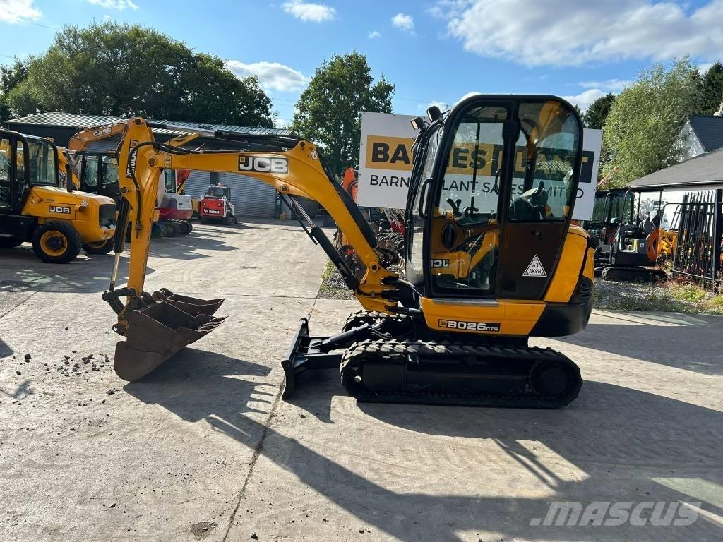 JCB 8026 CTS ミニ油圧ショベル 7t以下（ミニユンボ・ミニディガー）