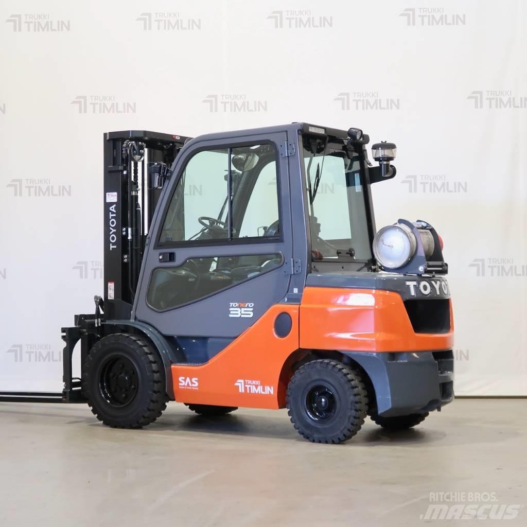 Toyota 02-8FGJF35 LPGフォークリフト