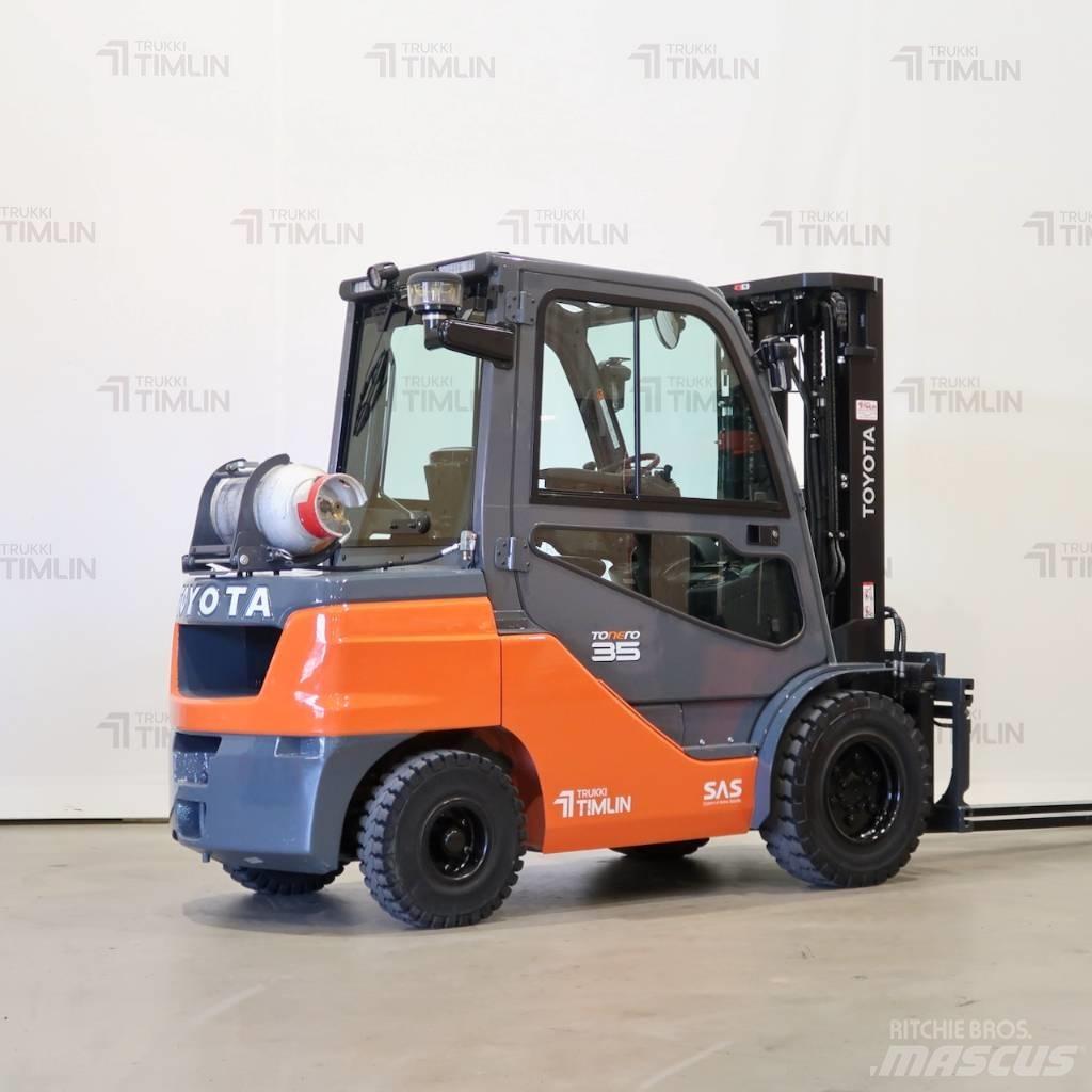 Toyota 02-8FGJF35 LPGフォークリフト