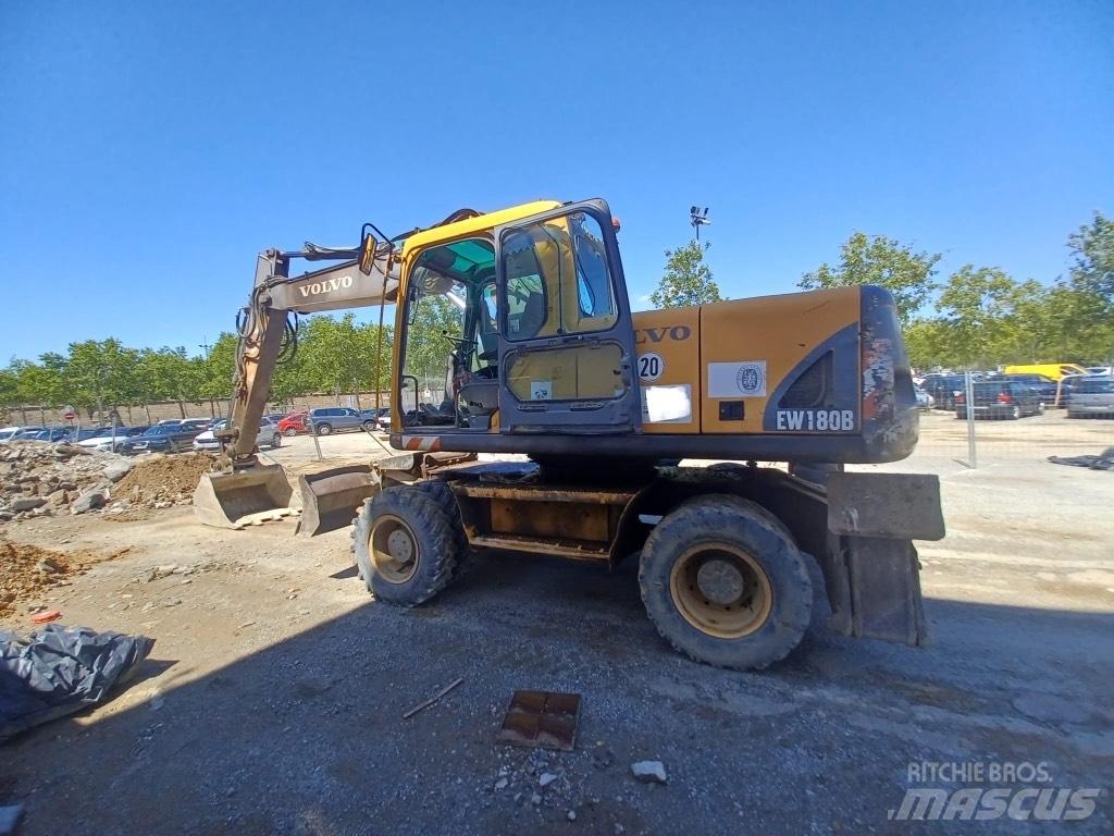 Volvo EW 180 B ホイール式油圧ショベル（パワーショベル・ユンボ・バックホー）