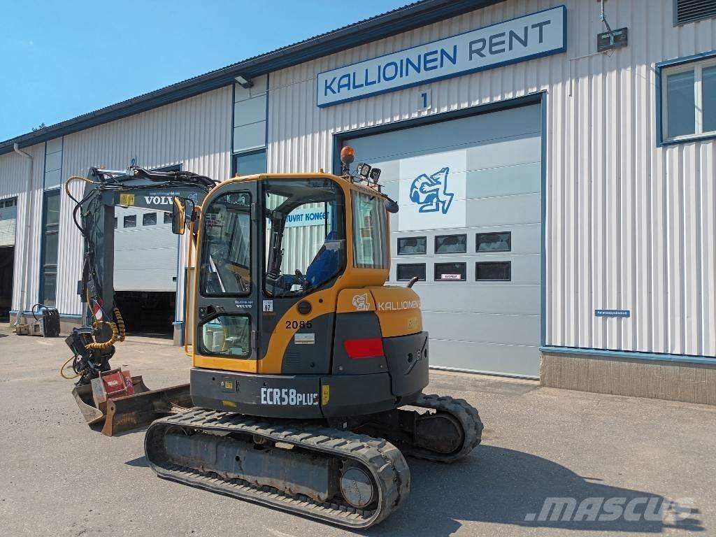Volvo ECR 58 ミニ油圧ショベル 7t以下（ミニユンボ・ミニディガー）