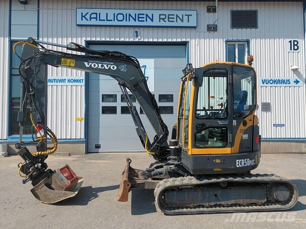 Volvo ECR 58 ミニ油圧ショベル 7t以下（ミニユンボ・ミニディガー）