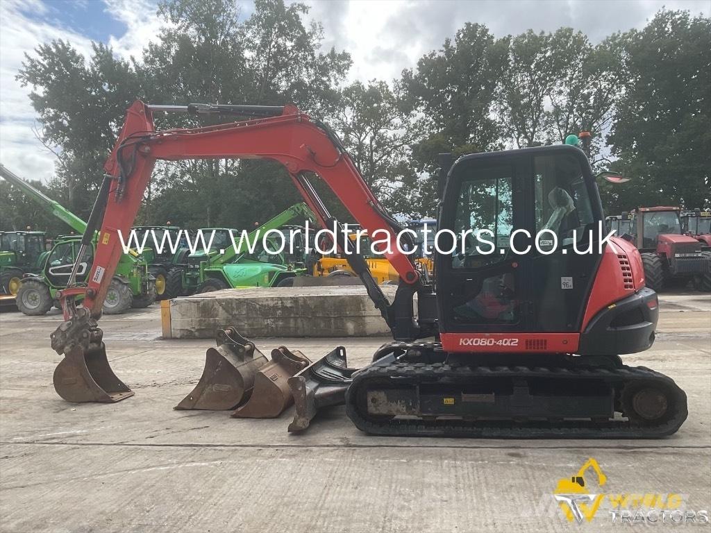 Kubota KX 080-4 中型油圧ショベル 7ｔ-12ｔ（ユンボ・パワーショベル・バックホー）