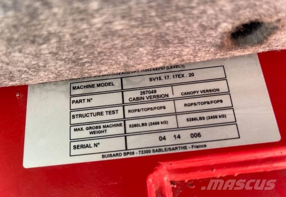 Yanmar SV15 ミニ油圧ショベル 7t以下（ミニユンボ・ミニディガー）