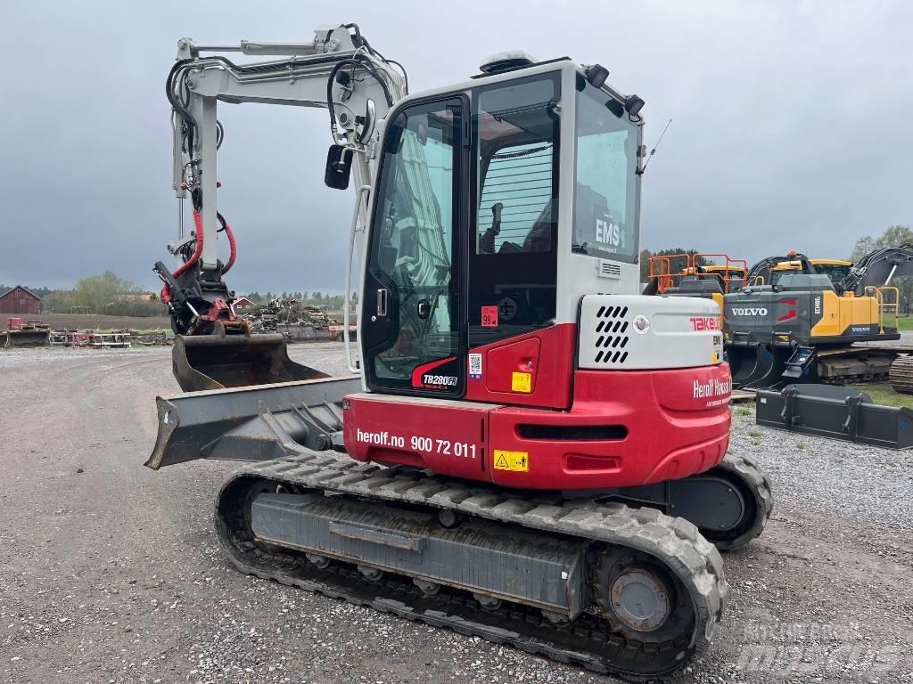 Takeuchi TB 280 FR 中型油圧ショベル 7ｔ-12ｔ（ユンボ・パワーショベル・バックホー）