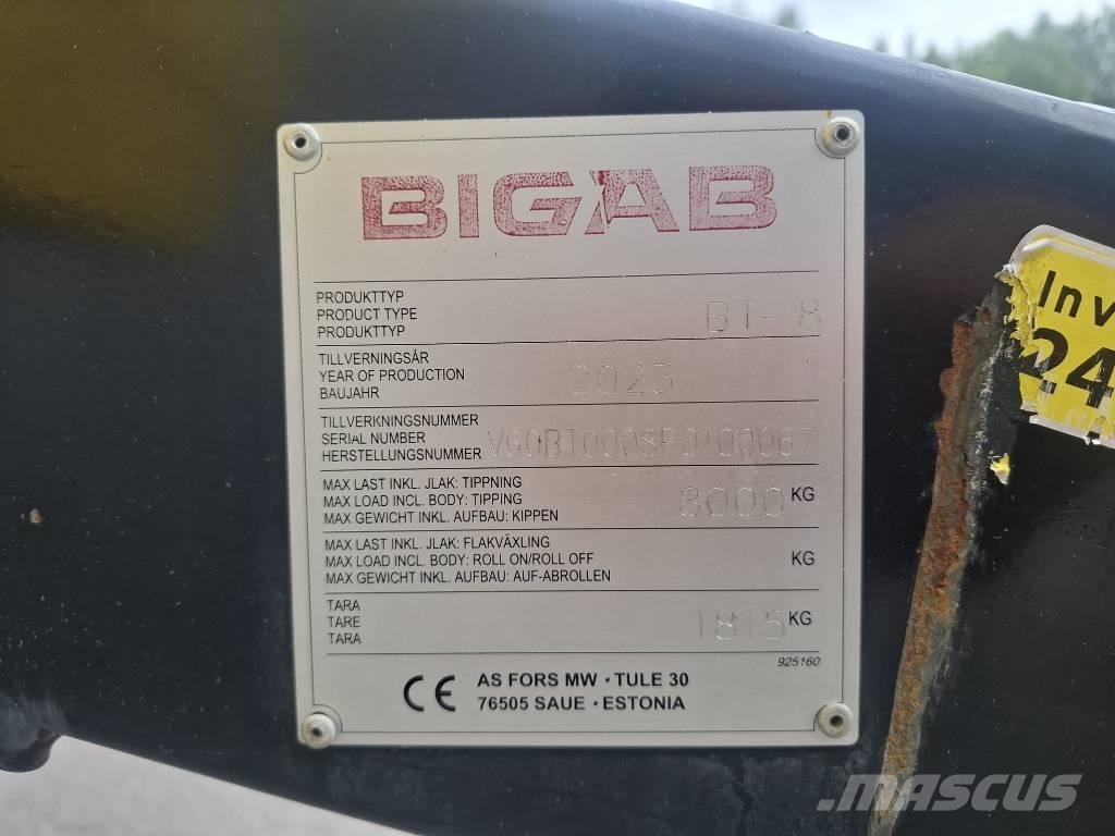 Bigab BT 8 ダンプトレーラー