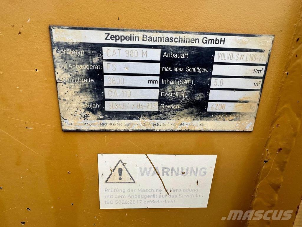 CAT 980M ホイールローダー・タイヤショベル