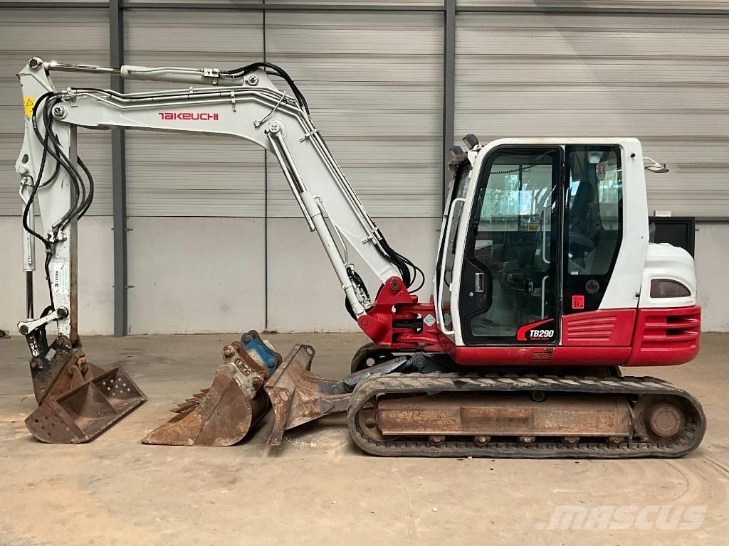 Takeuchi TB 290 中型油圧ショベル 7ｔ-12ｔ（ユンボ・パワーショベル・バックホー）