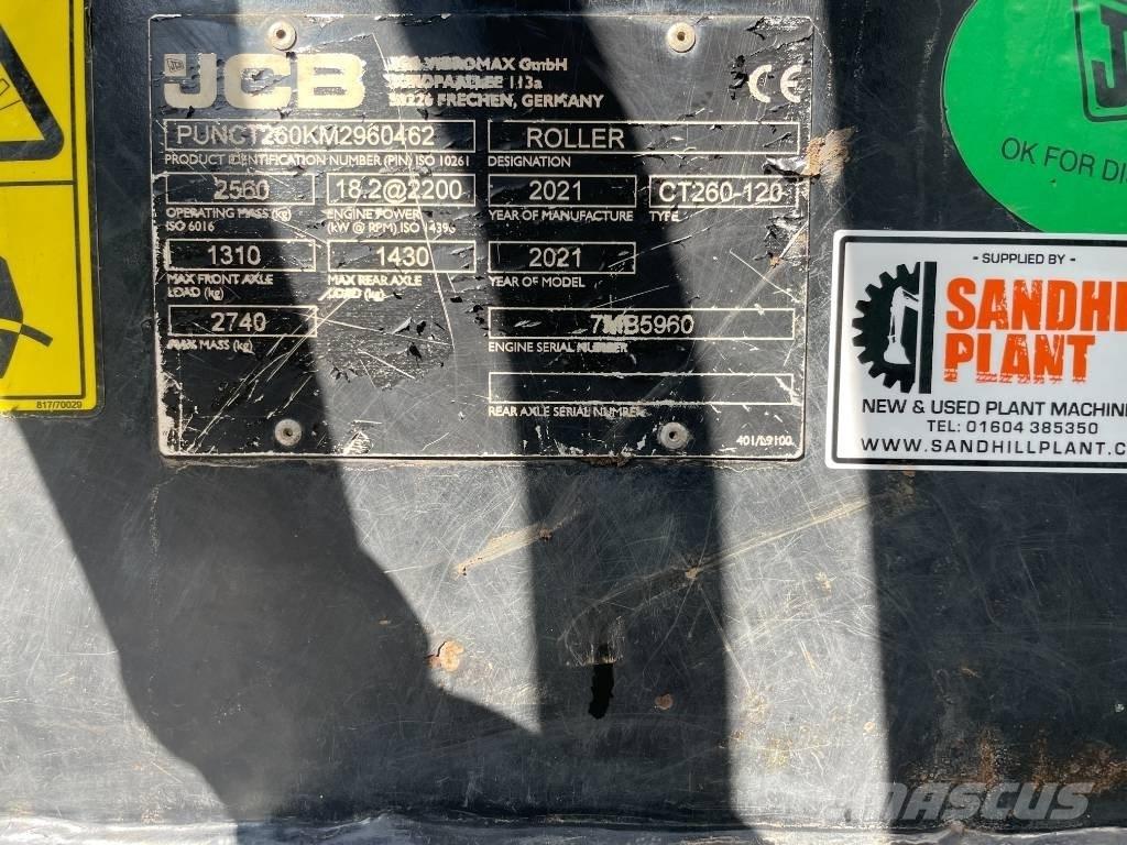JCB CT 260-120 タンデムローラ