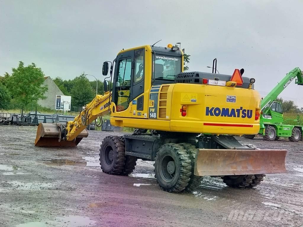 Komatsu PW 148-8 ホイール式油圧ショベル（パワーショベル・ユンボ・バックホー）