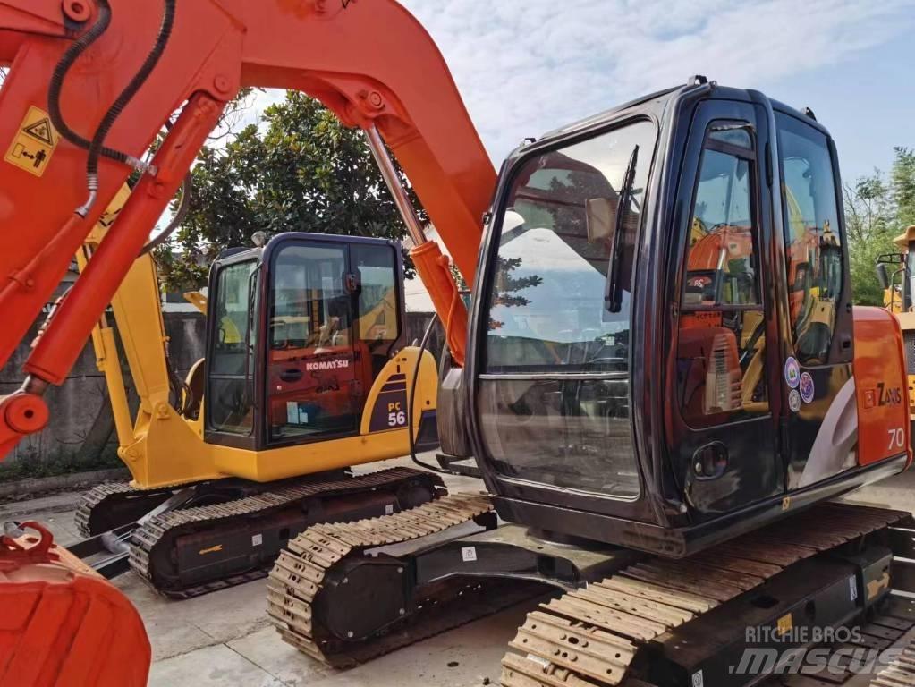 Hitachi ZX70 中型油圧ショベル 7ｔ-12ｔ（ユンボ・パワーショベル・バックホー）