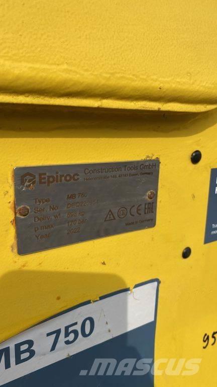 Epiroc MB750 ハンマー／ブレーカ