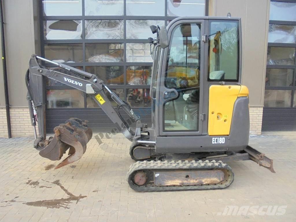 Volvo EC 18 D ミニ油圧ショベル 7t以下（ミニユンボ・ミニディガー）